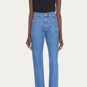 Wandler Blue Straight Leg Women's Jeans